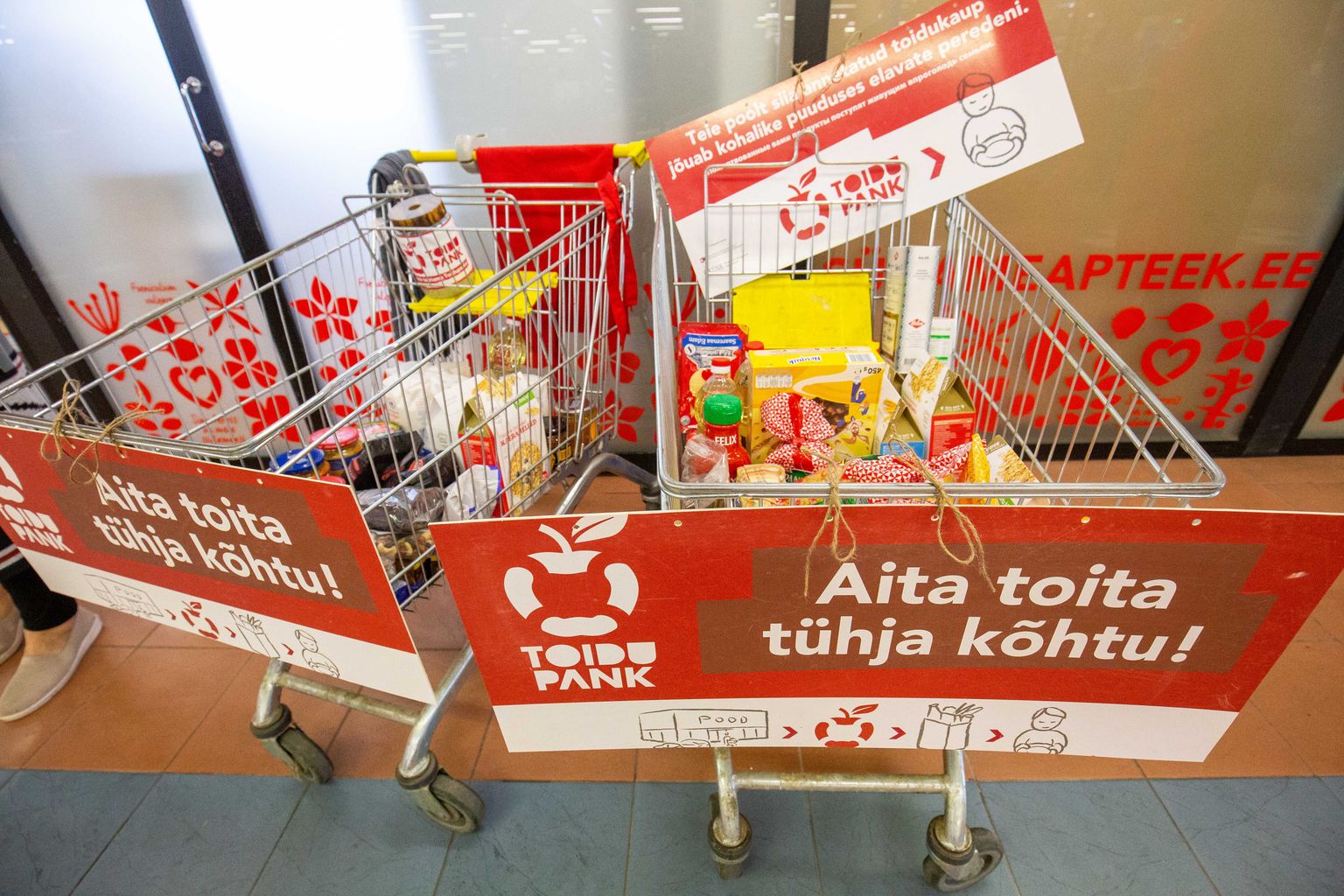 Toidupank aitab toiduabiga inimesi, kes on ühel või teisel põhjusel sattunud toimetulekuraskustesse.
