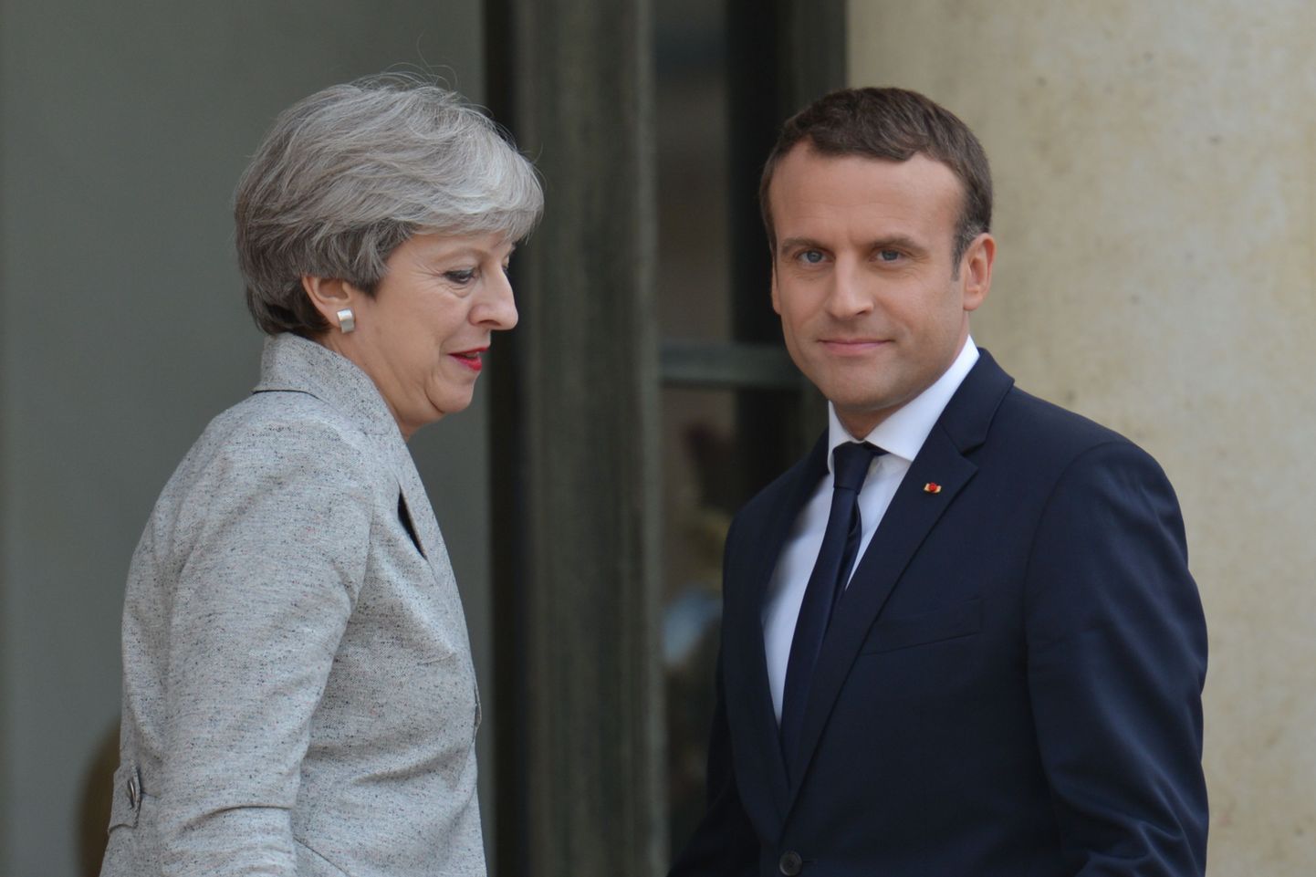 Prantsuse president Emmanuel Macron ja Briti peaminister Theresa May