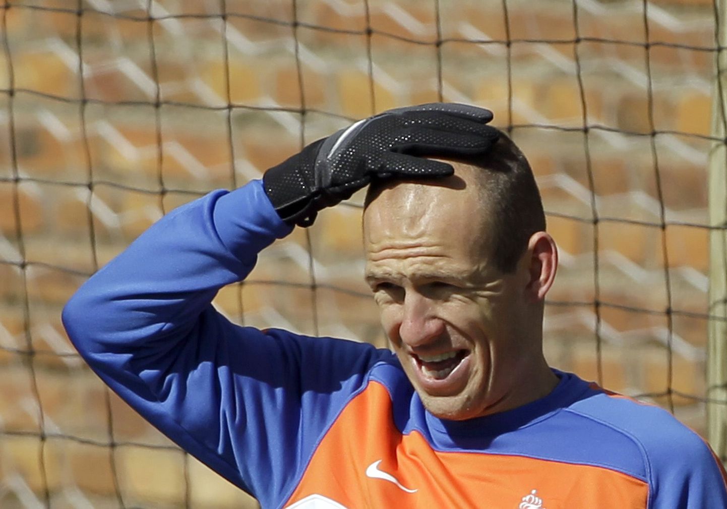 Arjen Robben treeningul.