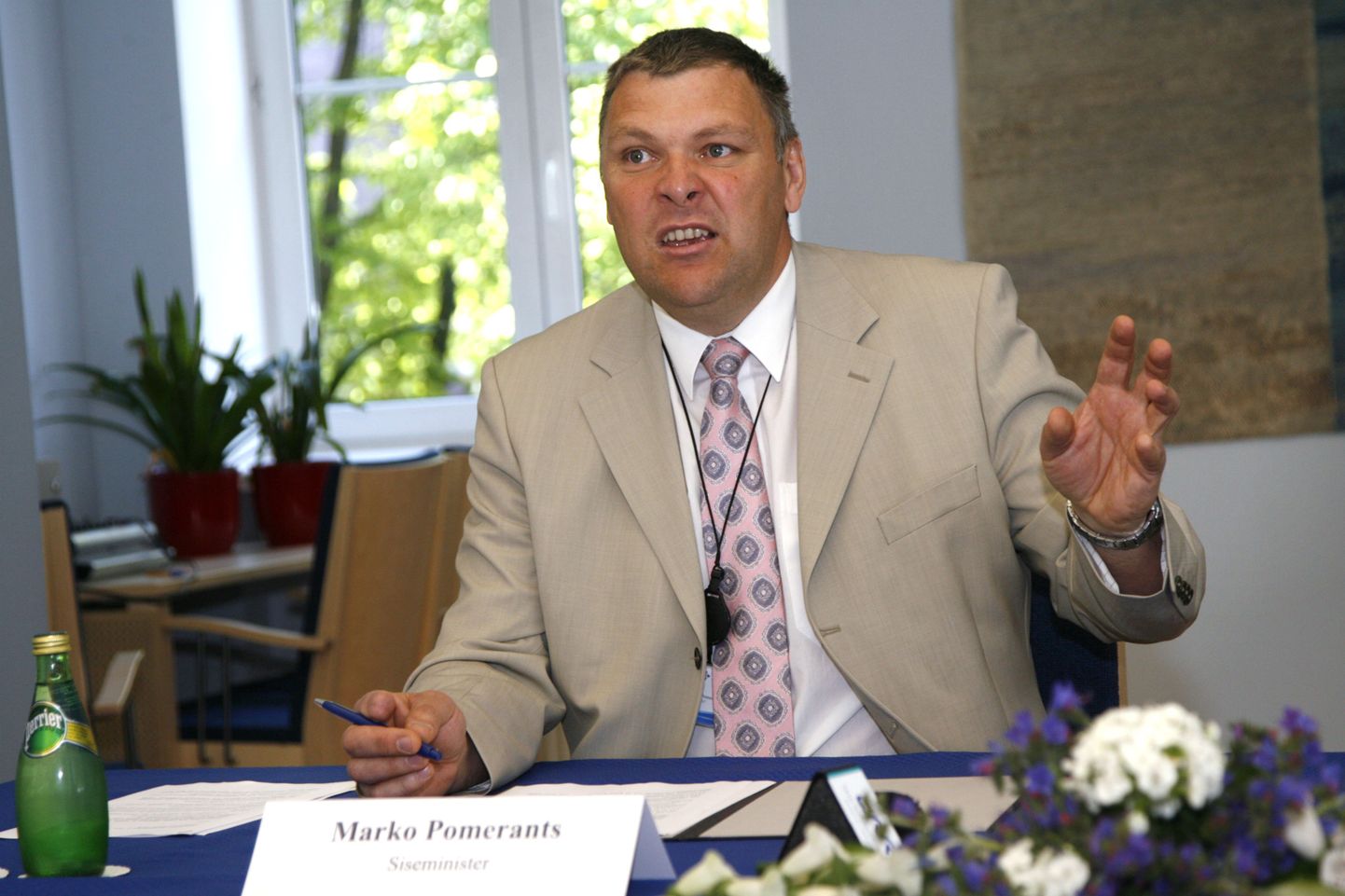 Министр внутренних дел Марко Померантц.