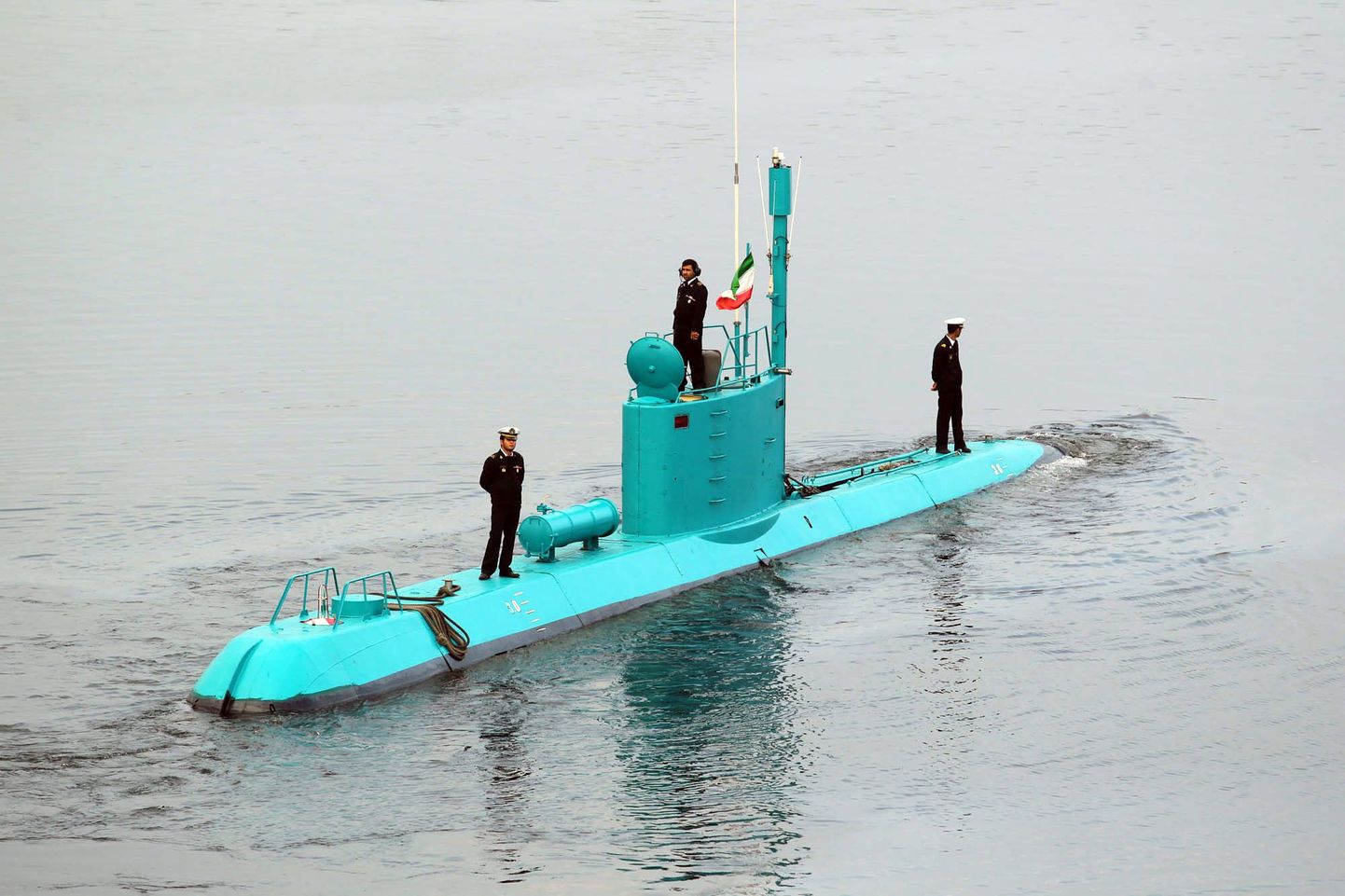 Ghadir-tüüpi Iraani sõjaotstarbeline allveelaev.
