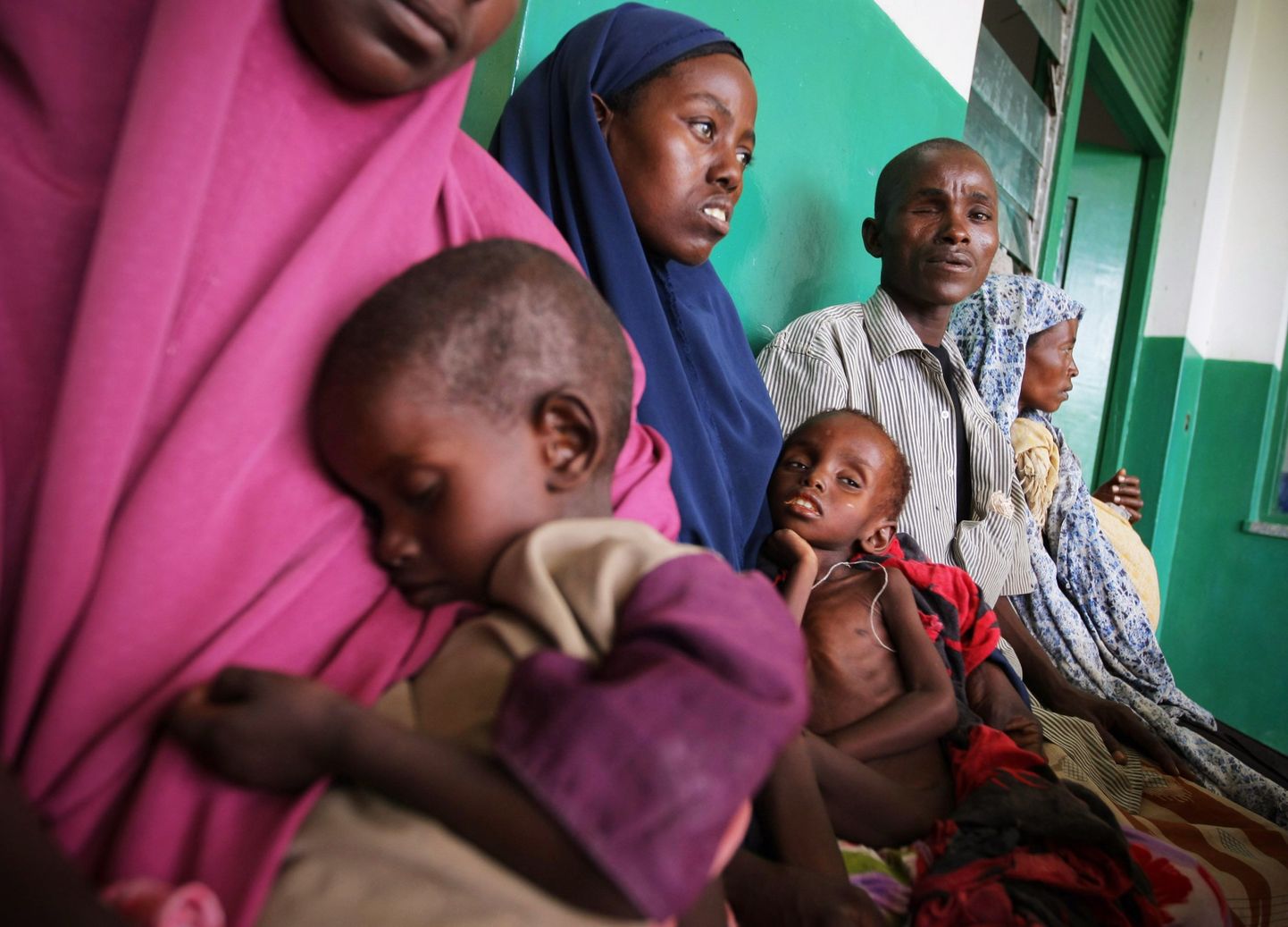 Nälginud lapsed Somaalias.