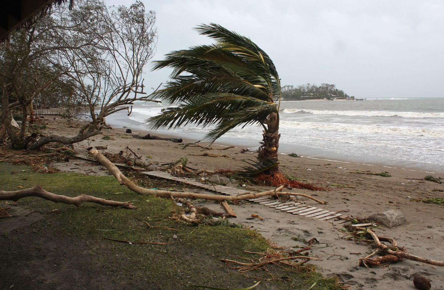Vanuatu pärast mullust tormi.