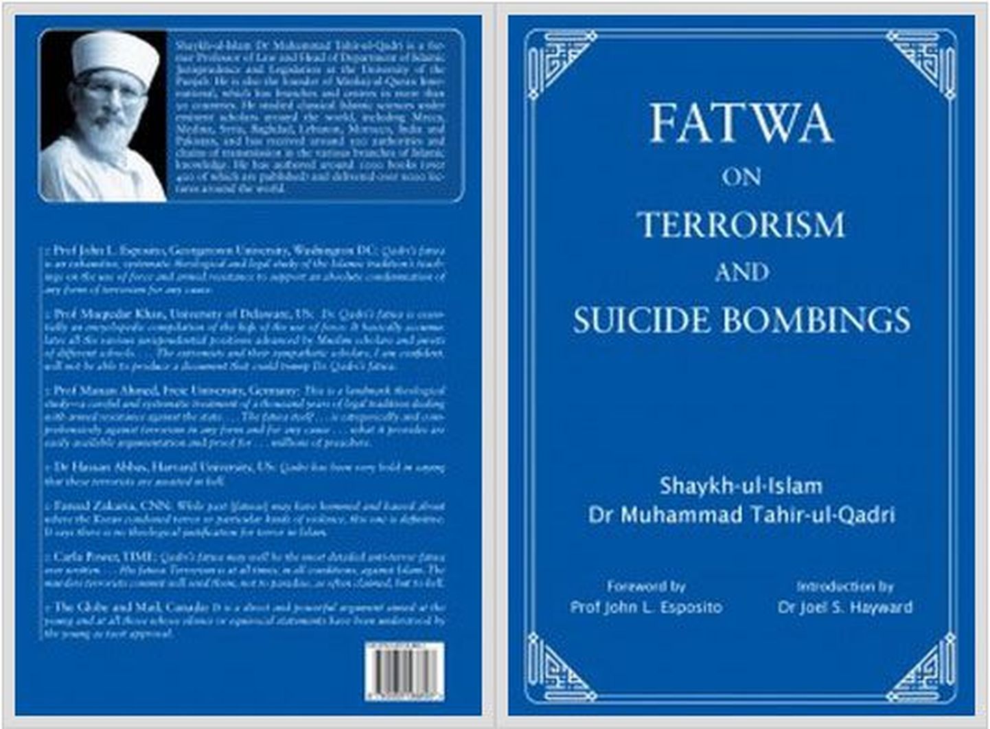 Фетва пакистанского богослова Мухаммеда Тахира аль-Кадри против терроризма и шахидов.