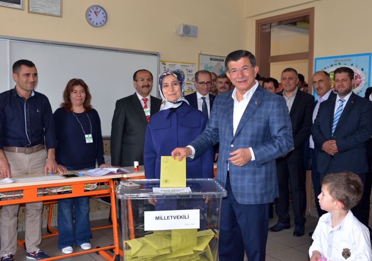 AKP juht ja praegune peaminister Ahmet Davutoğlu. Foto: Scanpix