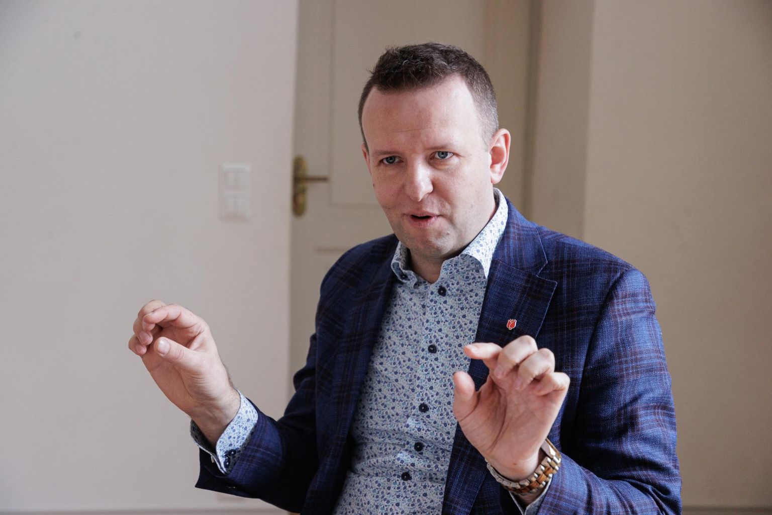 Sotsiaaldemokraatliku erakonna juhatuse esimees Lauri Läänemets