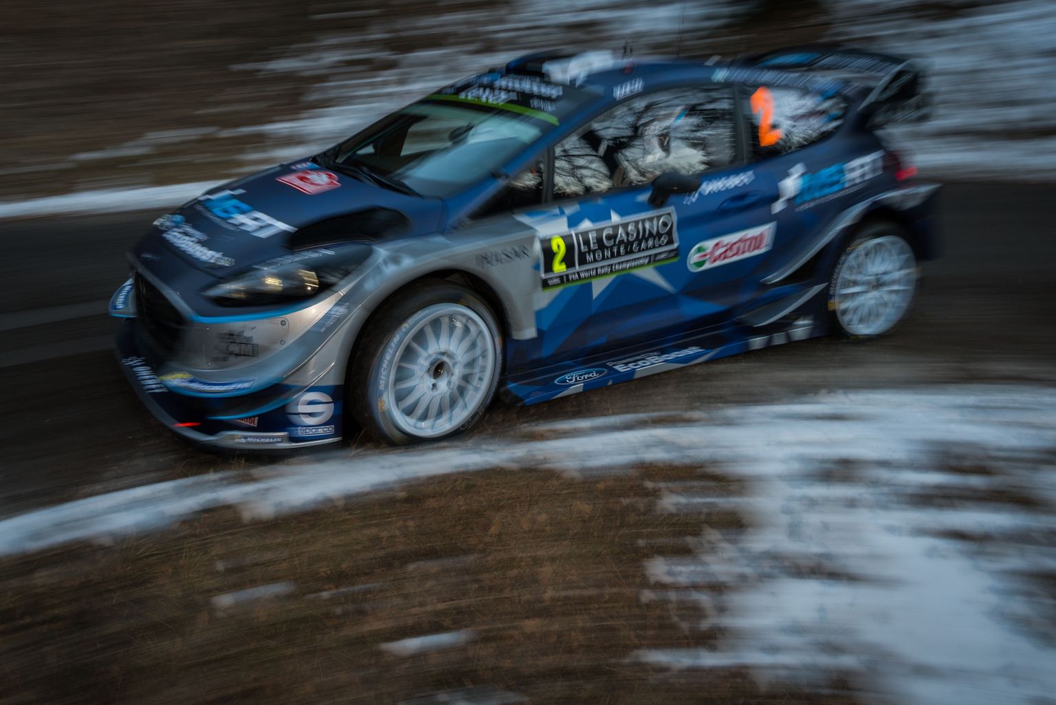 Ott Tänak Monte Carlo testikatsel