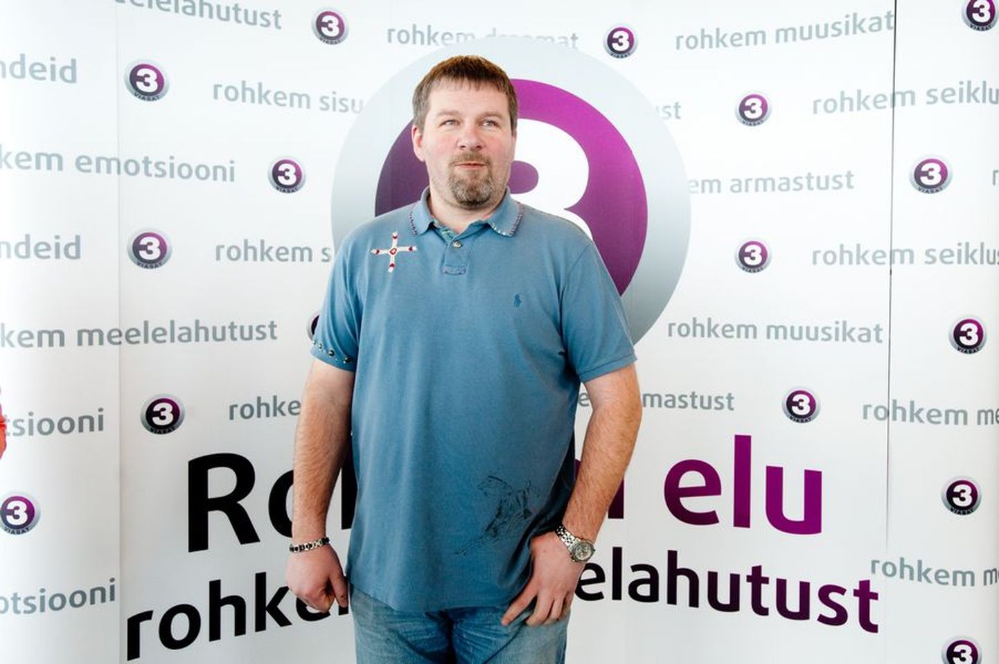 TV3 kevadhommik Tallinna teletornis.
Saate "Rahaauk" saatejuht Alari Kivisaar