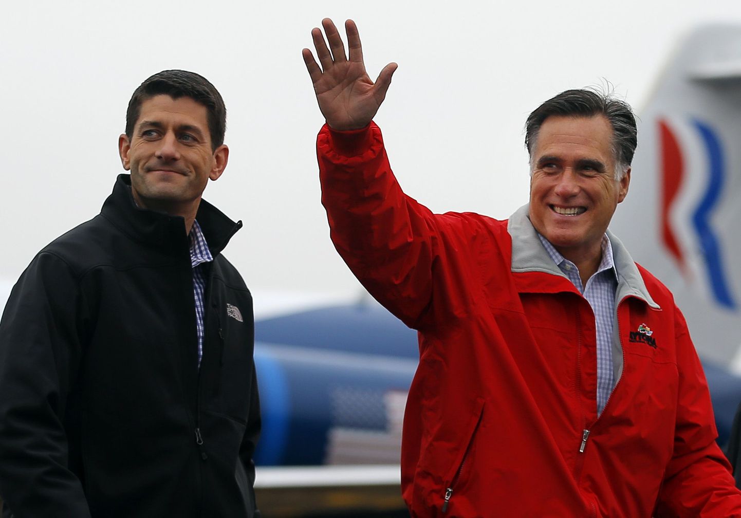 Vabariiklaste presidendikandidaat Mitt Romney (paremal) koos asepresidendiks pürgiga Paul Ryaniga.