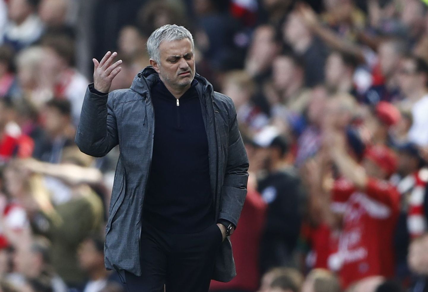 Jose Mourinho jäi tänases kaotuses oma meeskonna näidatud sisukusega rahule.