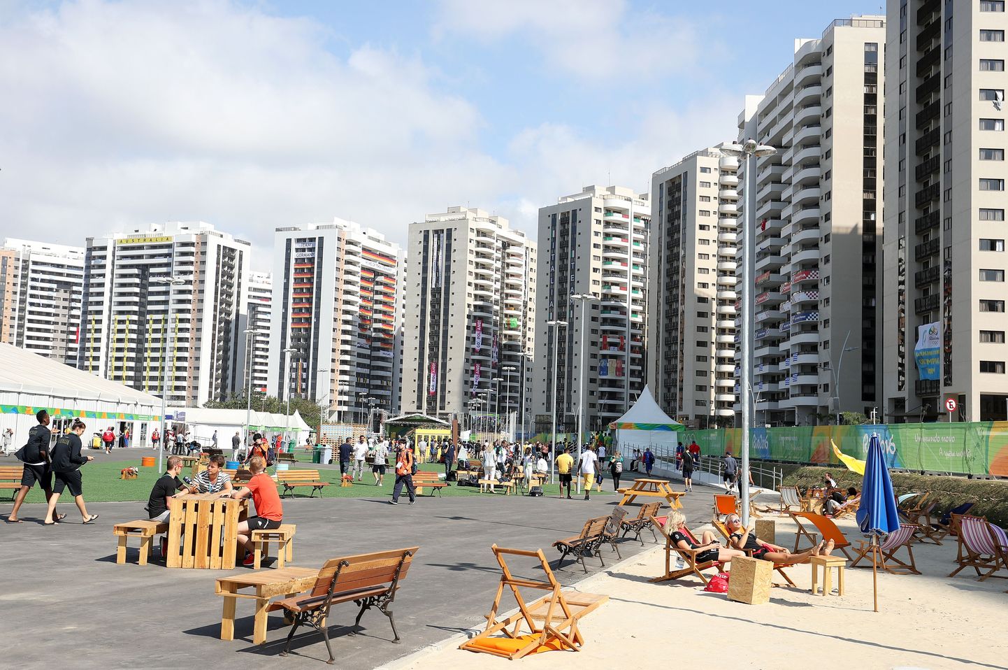 Rio olümpiaküla.