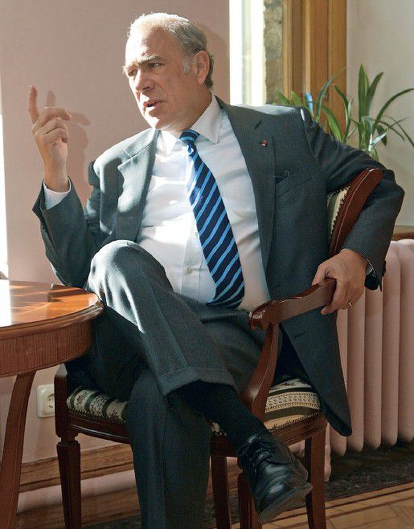 Генеральный секретарь ОЭСР Анхель Гурриа в среду посетил Таллинн.