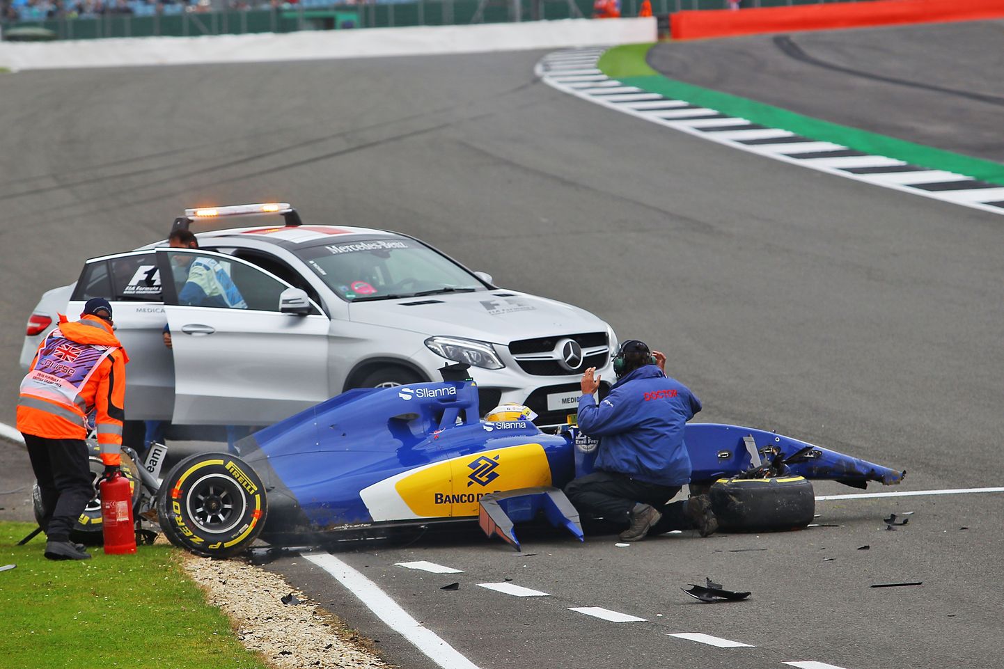Marcus Ericssoni avarii.