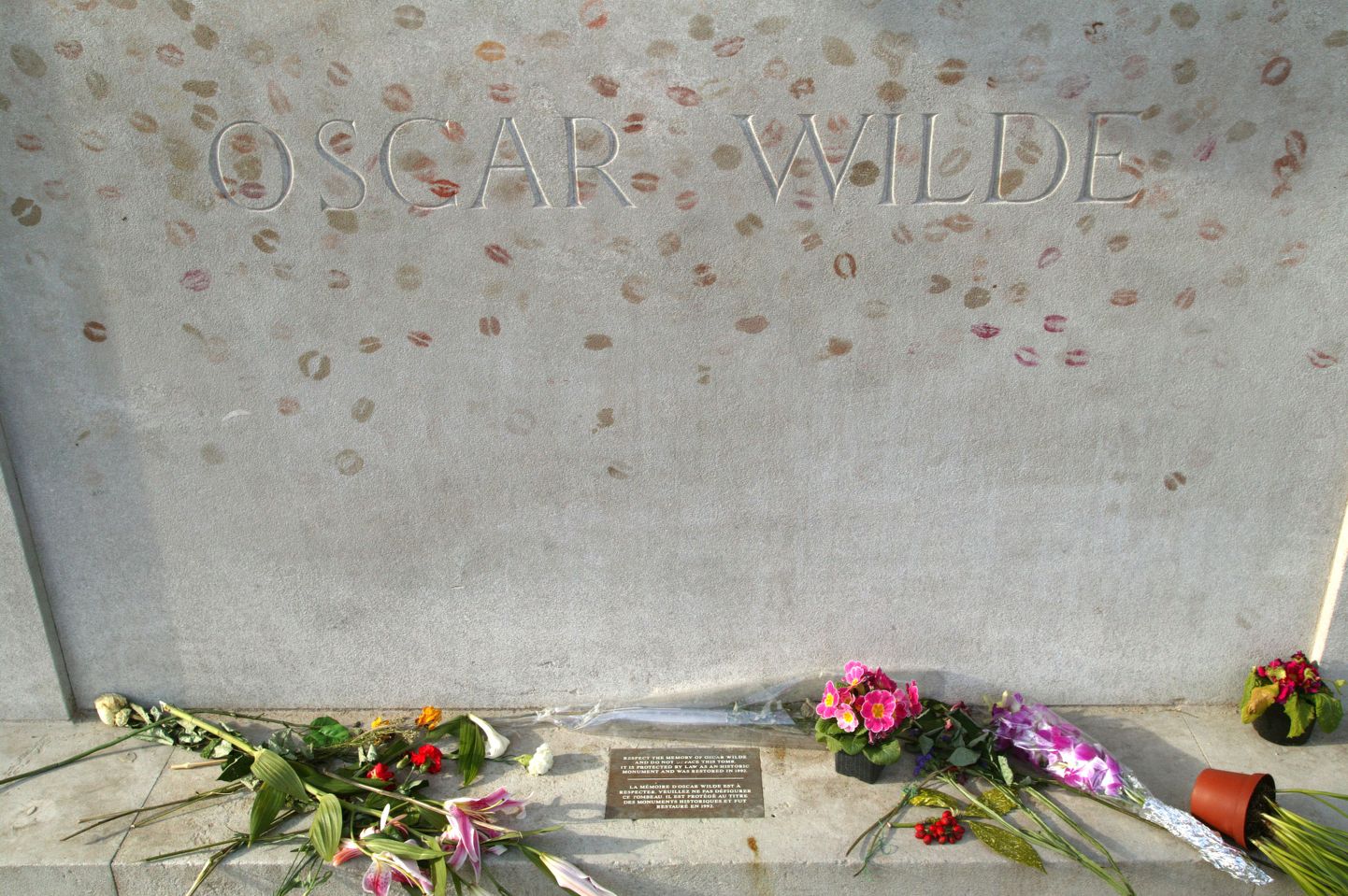 Oscar Wilde haud Pere Lachaise'i kalmistul