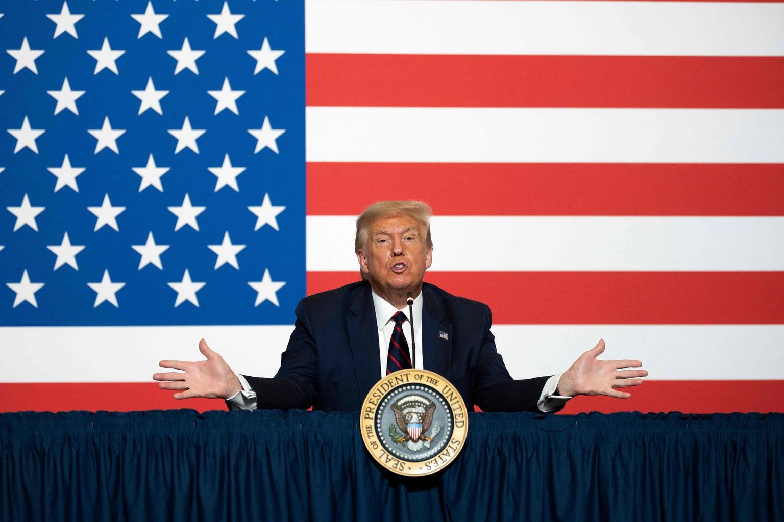USA president Donald Trump.