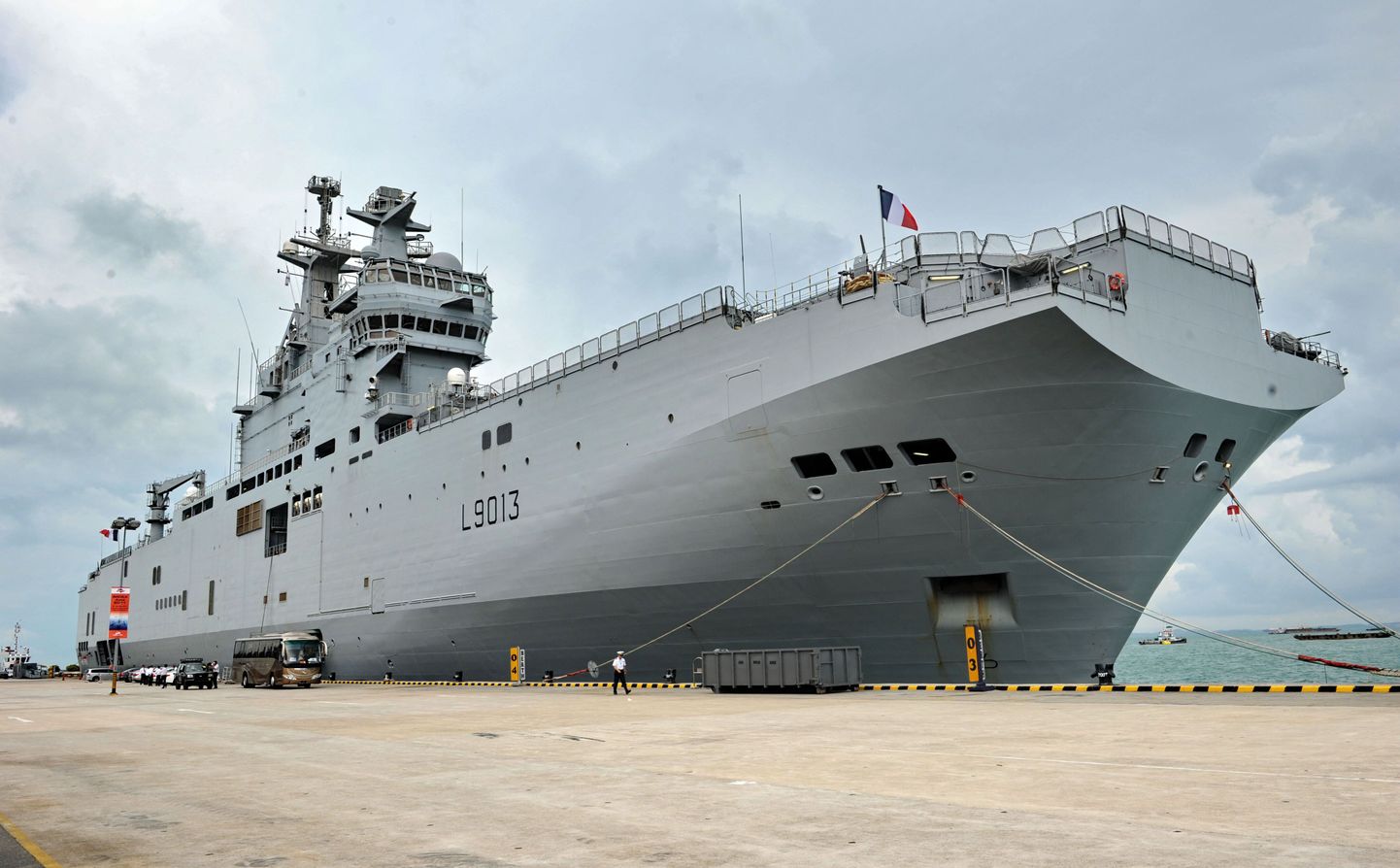 Prantsusmaal valmistatud dessantlaev Mistral.