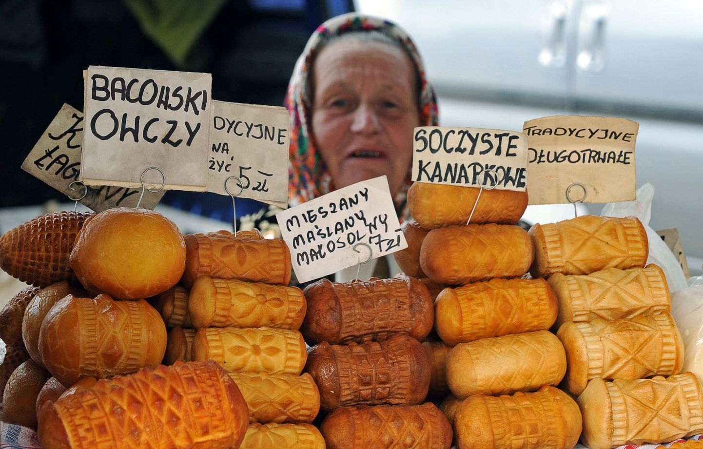 Poola juust müügiks. 2009. a Poolas. Pilt on illustratiivne.
