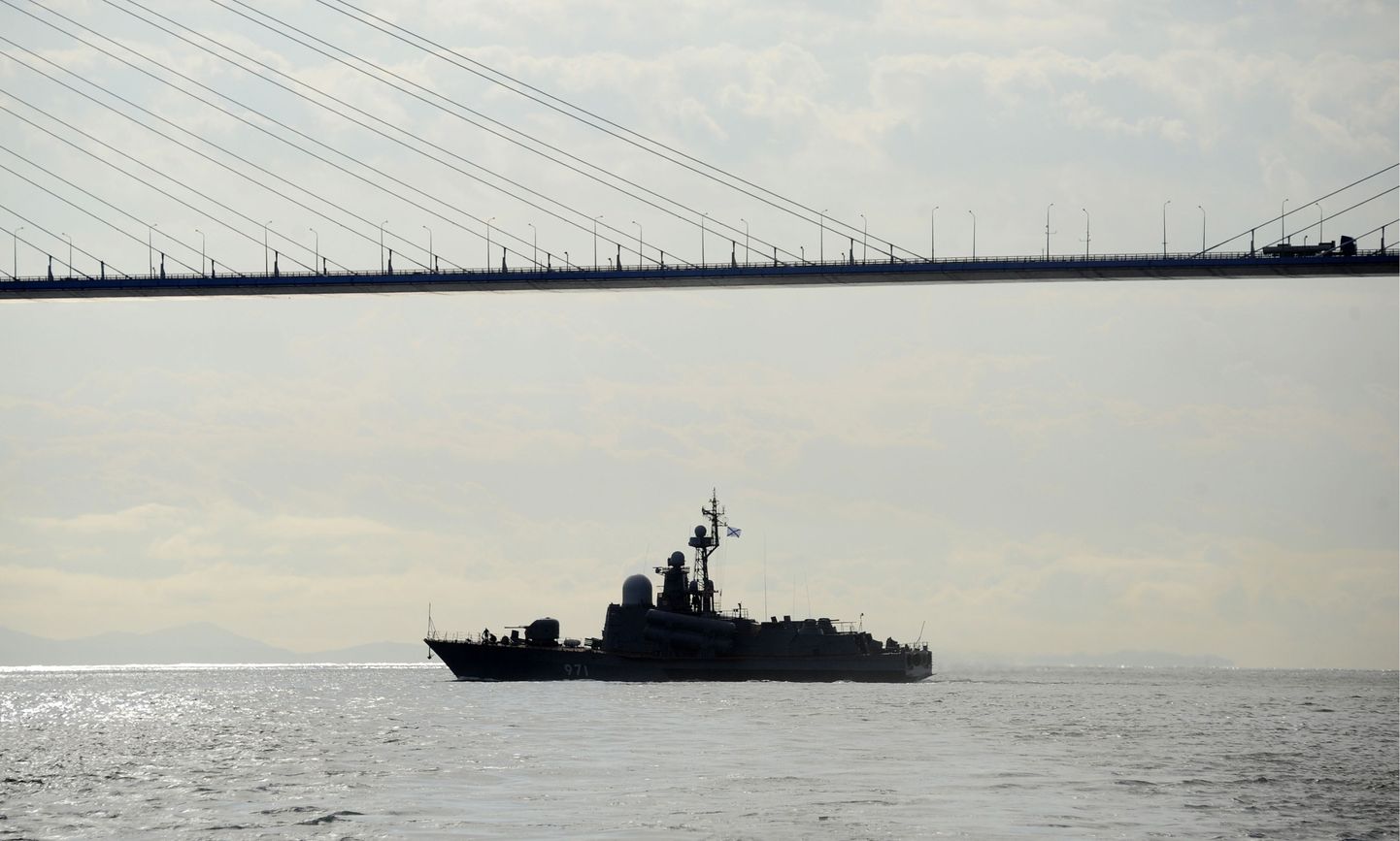 Tarantul-III klassi sõjalaev Mustal merel.