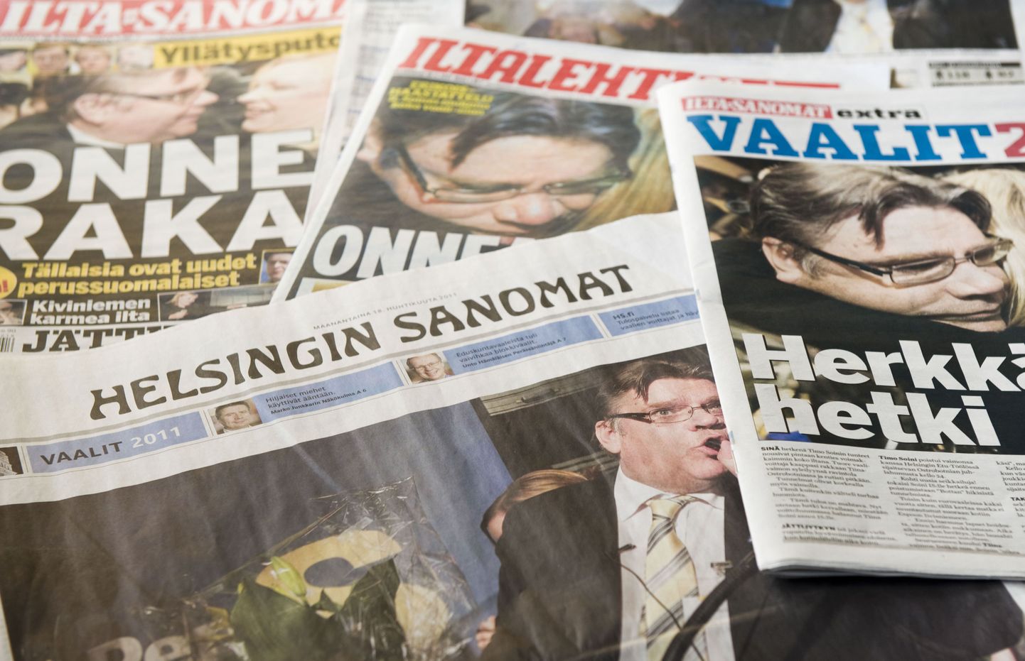 Valik Soomes ilmuvaid ajalehti.