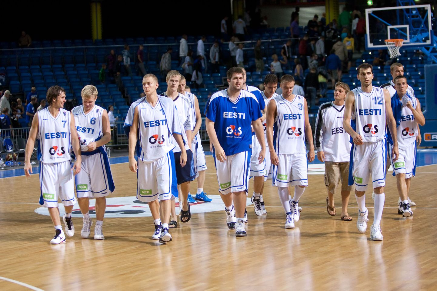Eesti korvpallikoondis.