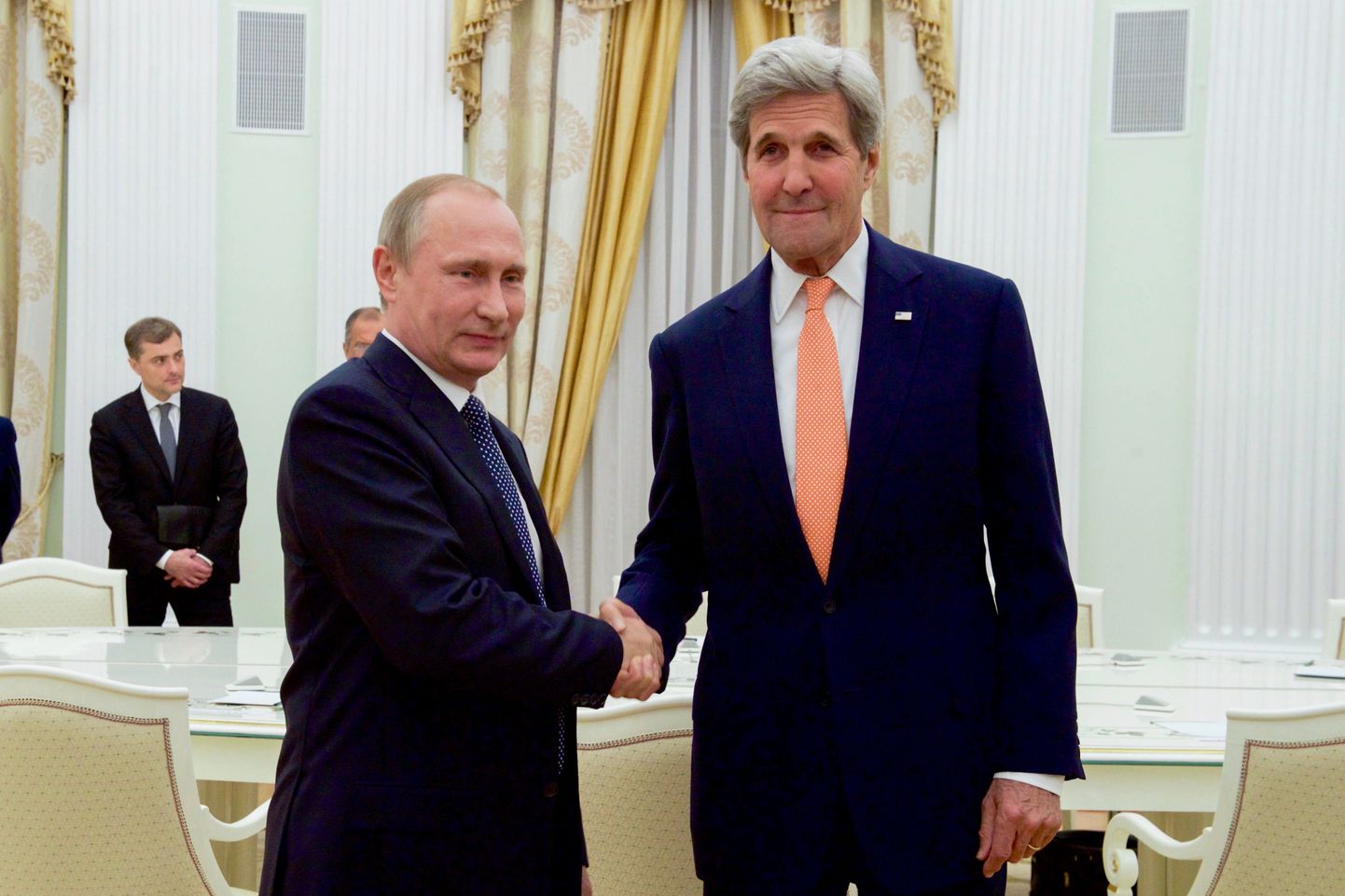 Владимир Путин и Джон Керри.