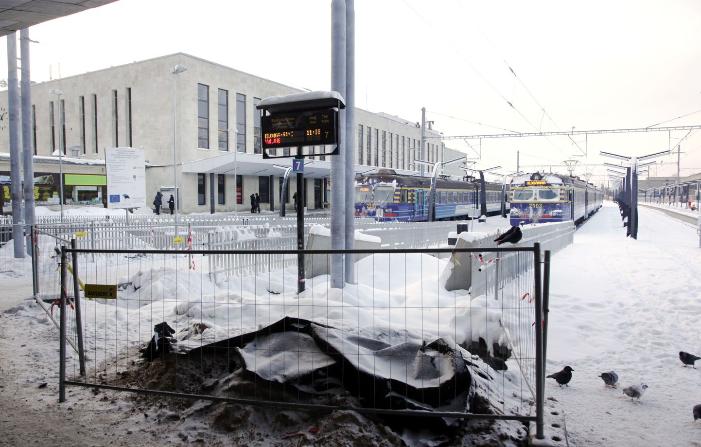 Balti jaama platvormide uuendamine.