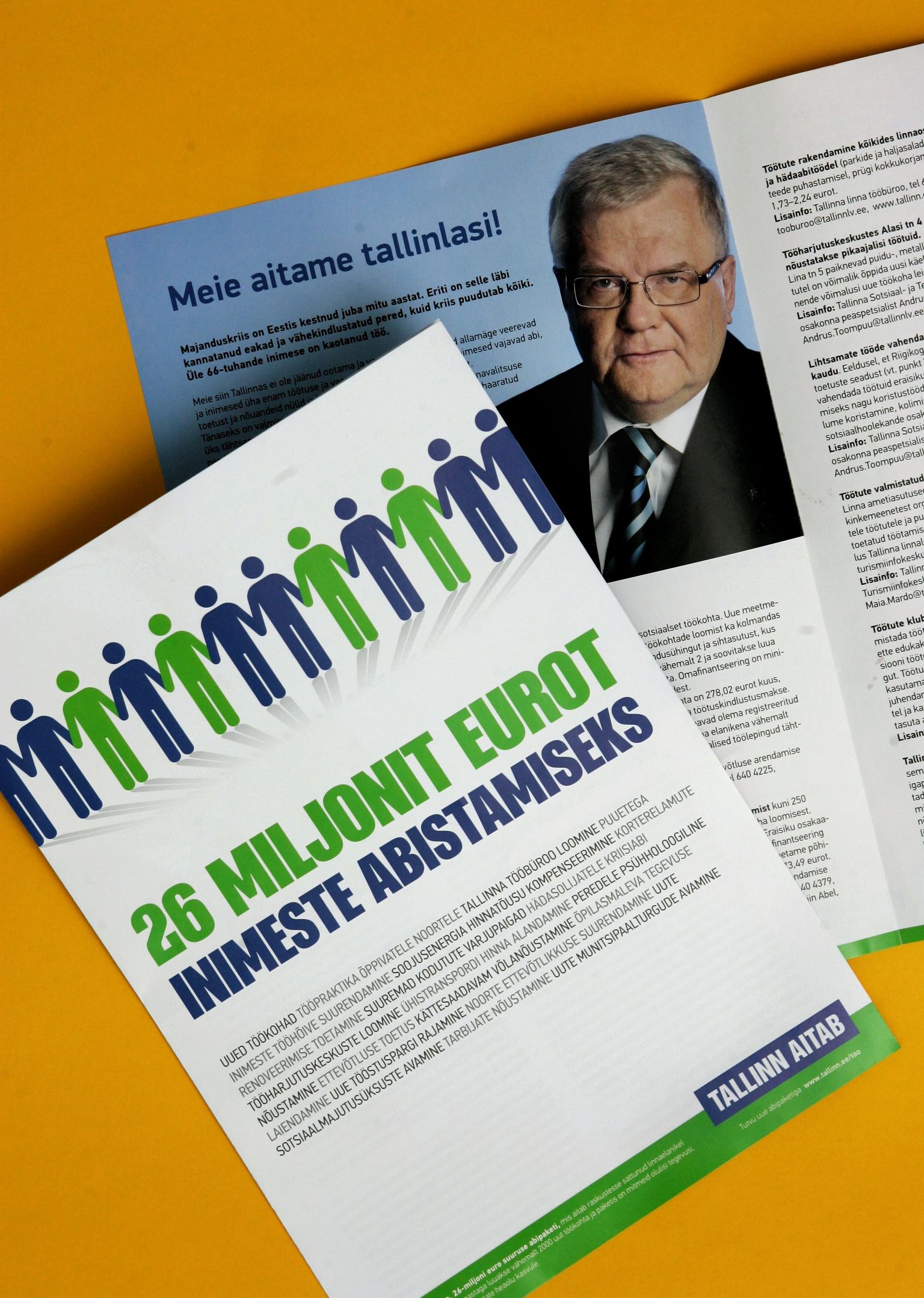 Paavo Pettai OÜ Midfield on korduvalt teinud Tallinna linna abipakettide reklaame.