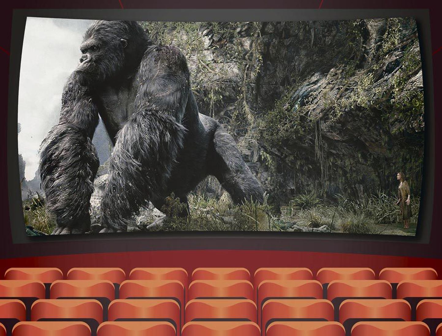 Viljandi uue kino avafilmiks on seiklusfilm «Kong: Pealuu saar», mis jutustab uue versiooni müütilise hiidahvi King Kongi päritolust.
WARNER BROS