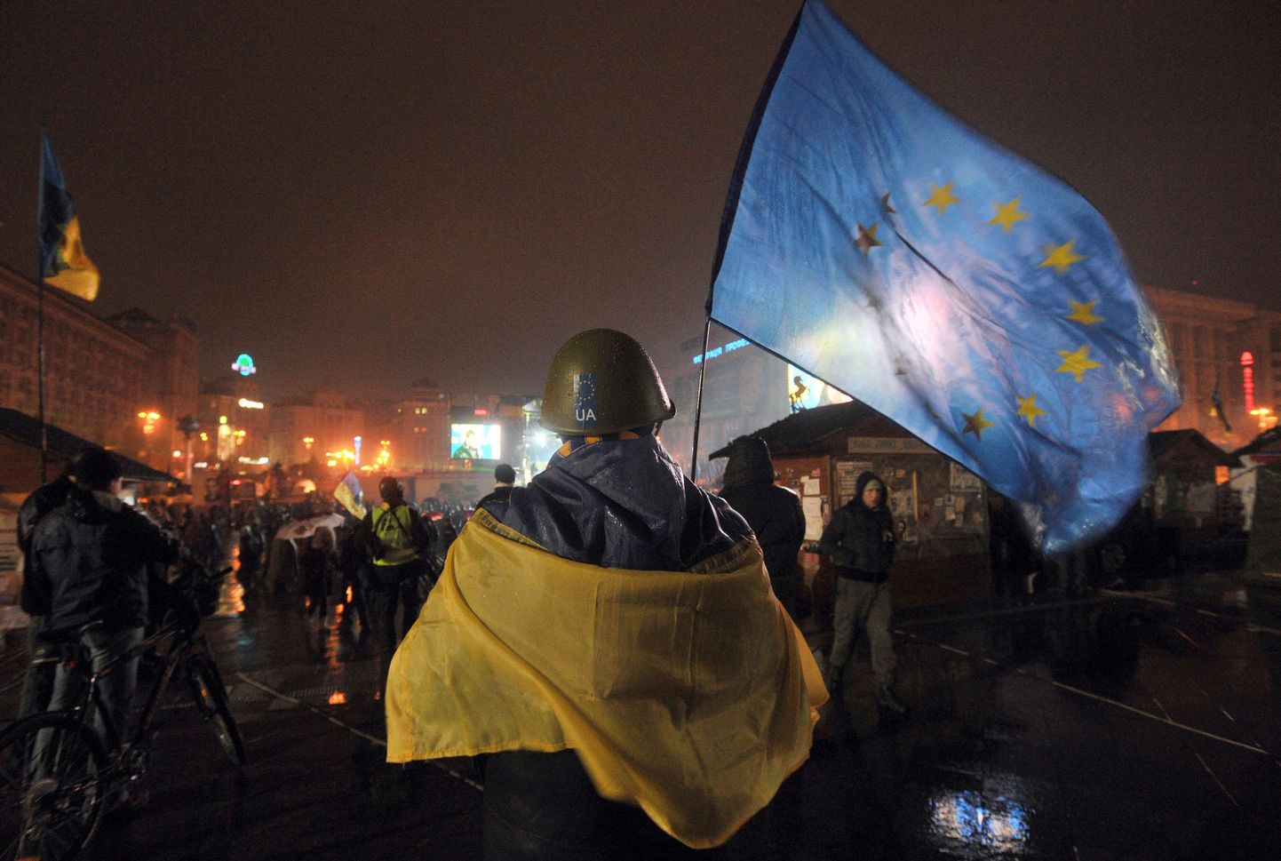 Viktor Janukovõtši vastased meeleavaldajad