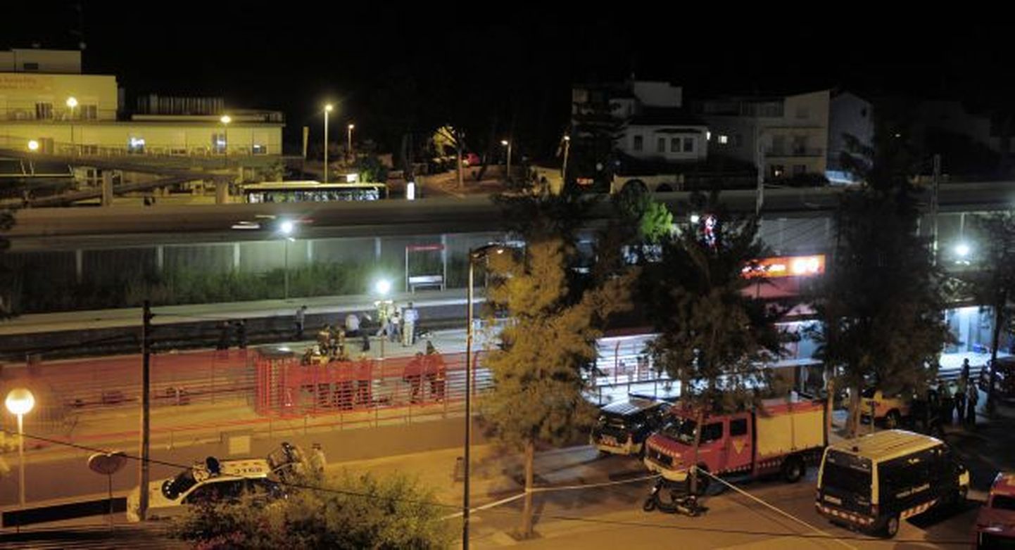 Rongiõnnetus Kirde-Hispaanias Barcelona lähistel.