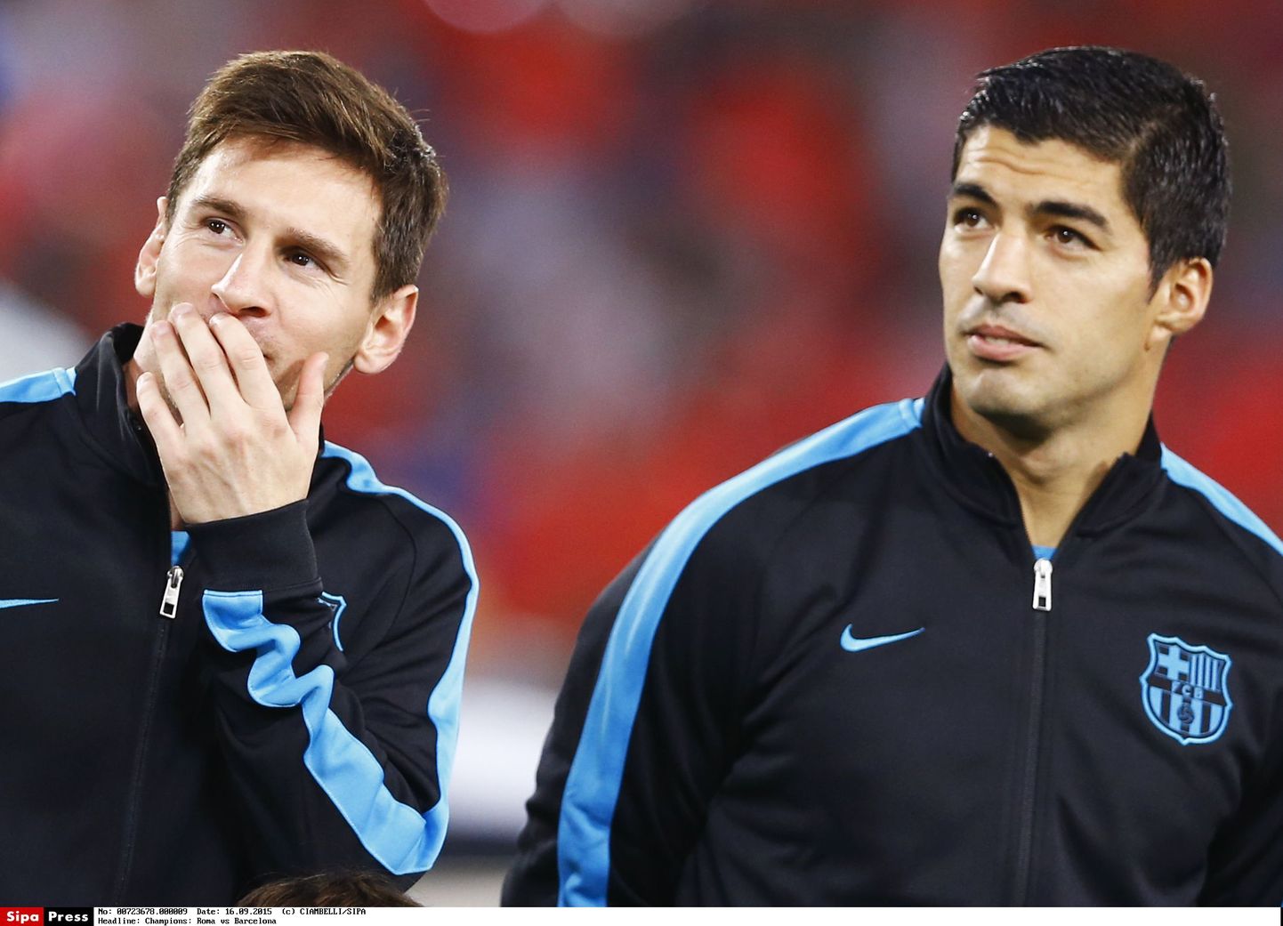 Lionel Messi ja Luis Suarez.