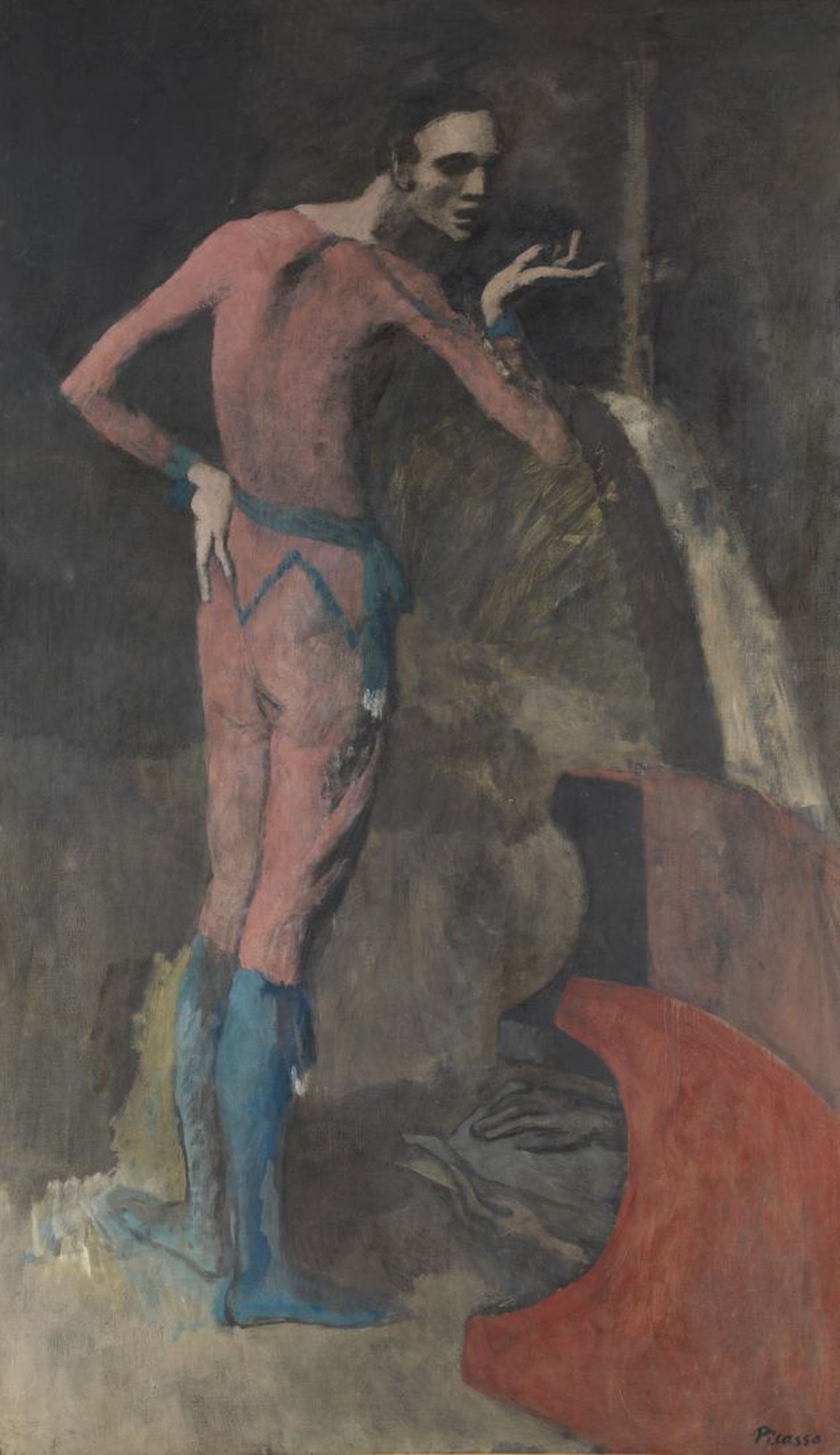 Pablo Picasso maal «Näitleja»