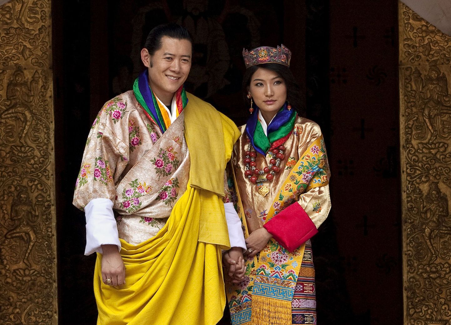 Bhutani kuingas Jigme Khesar Namgyal Wangchuck ja kuninganna Jetsun Pema