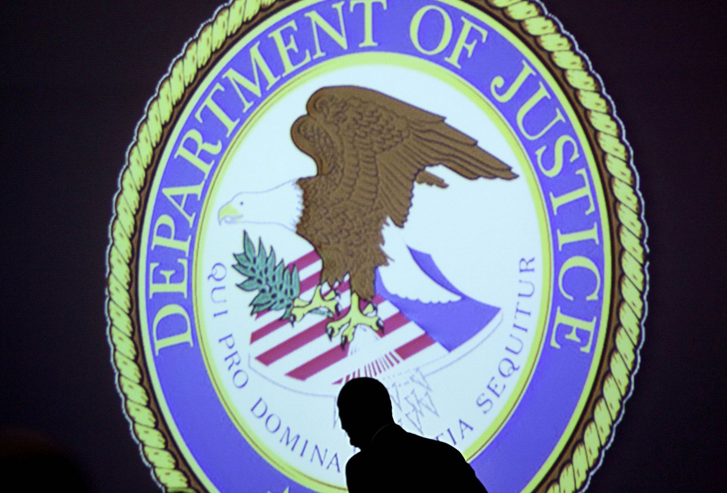 USA justiitsministeeriumi logo.