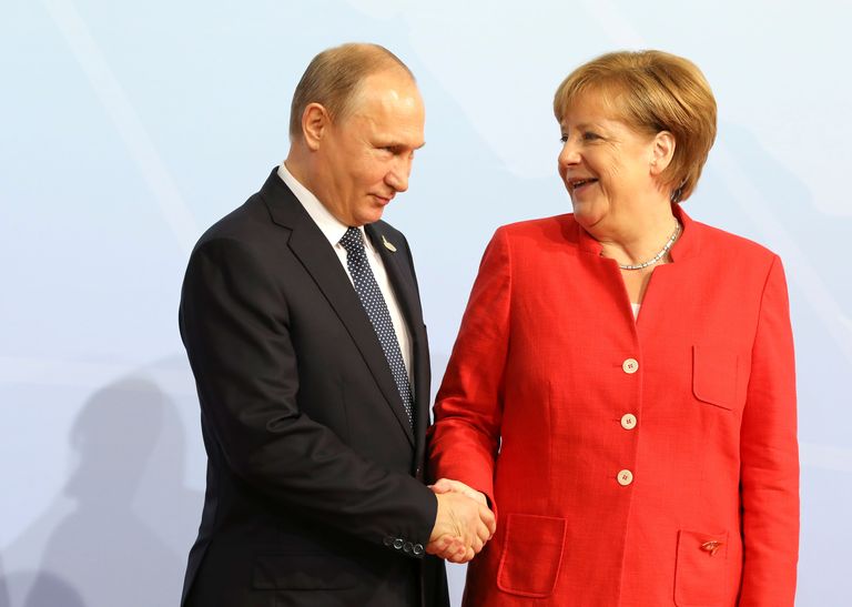 Angela Merkel ja Vladimir Putin