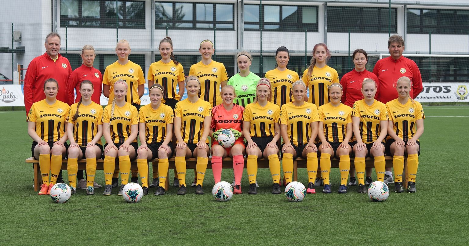Põlva Lootose naiskond 2020/21 hooajal.