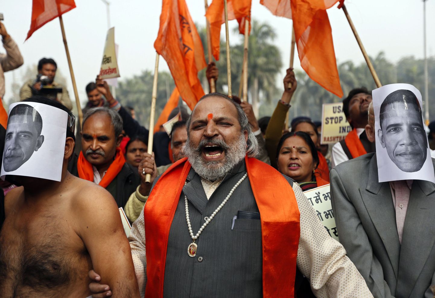 Shiv Sena toetajad.