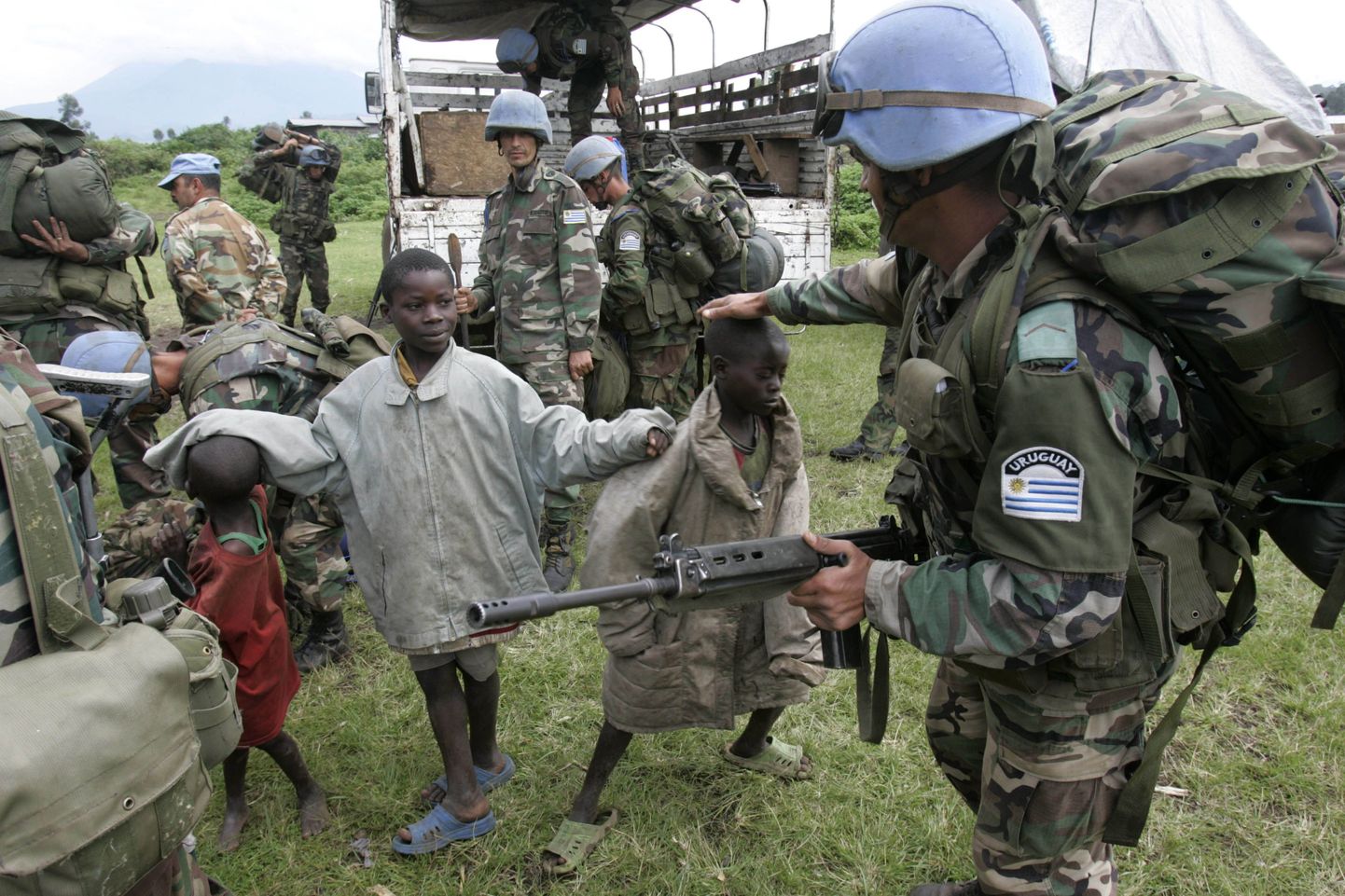 ÜRO rahuvalvaja Kongos.