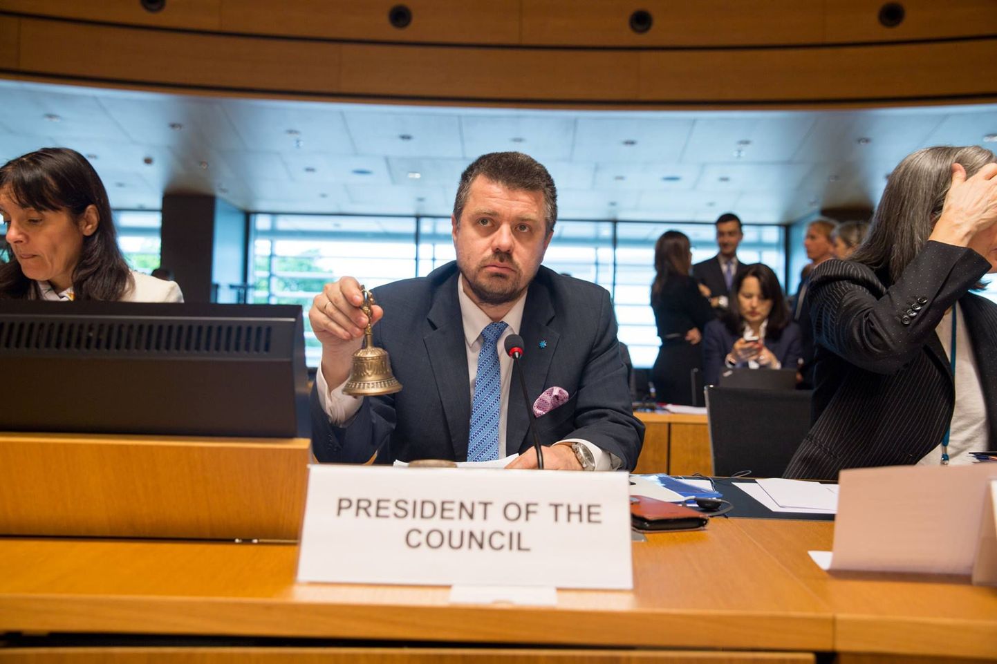 Justiitsminister Urmas Reinsalu juhtis täna Luksemburgis ELi justiits– ja sisenõukogu istungit.