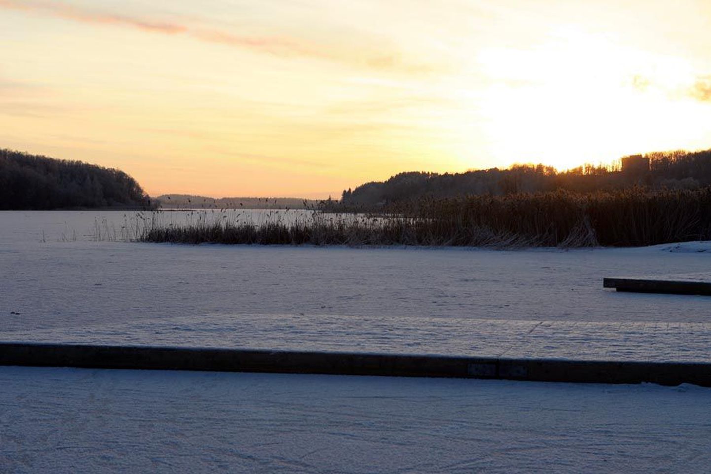 Viljandi järve kaanetab juba kindel jääkate.