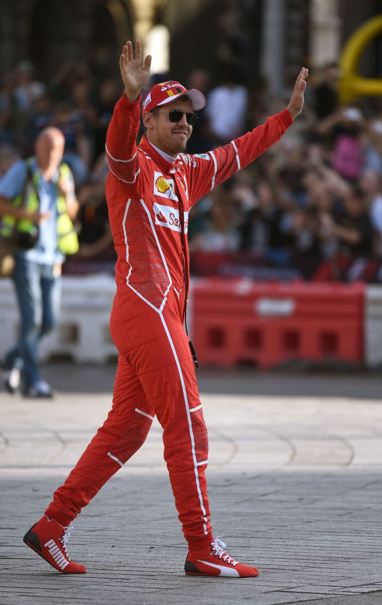 Sebastian Vettel Trafalgari väljakul