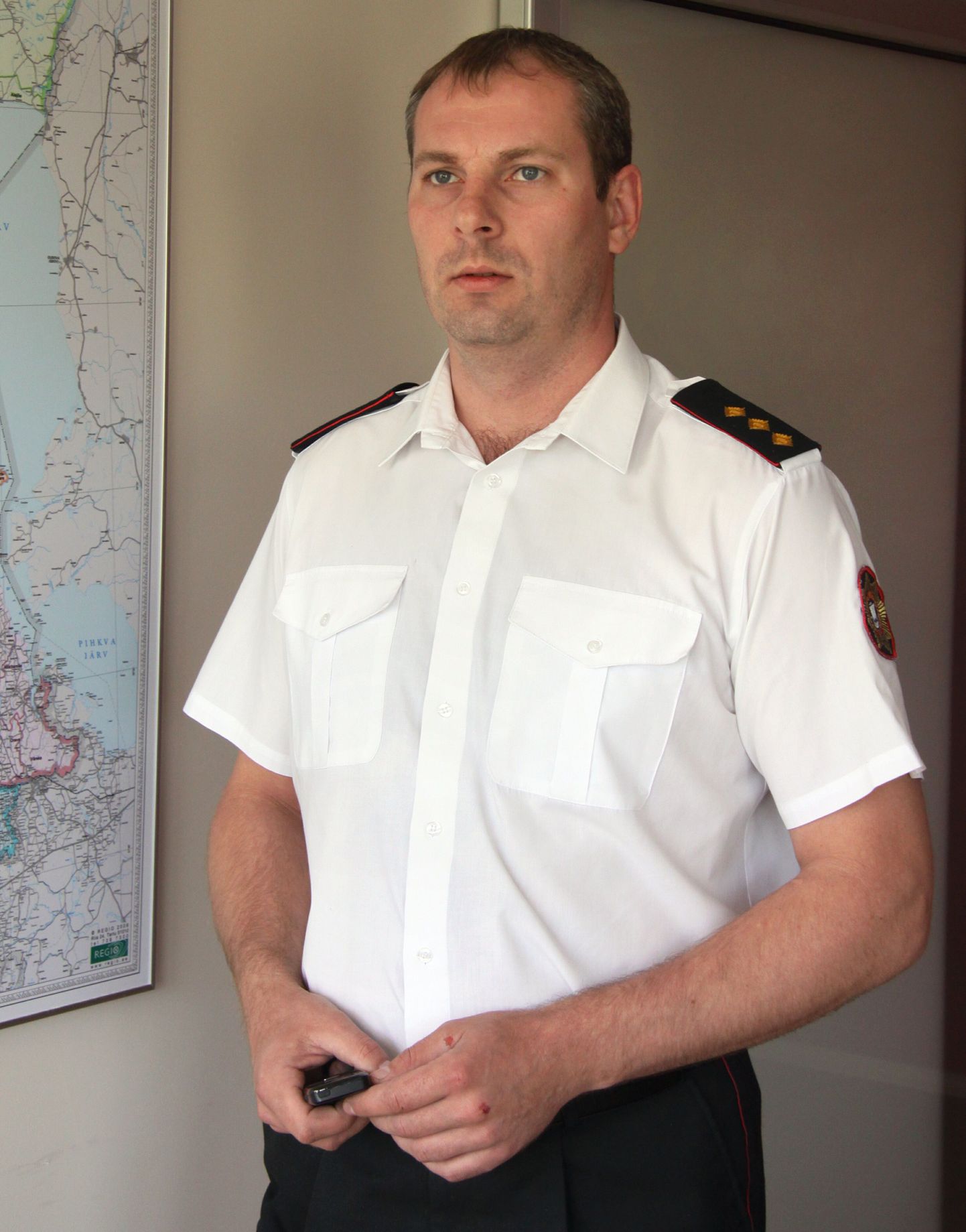 Lääne-Eesti päästekeskuse järelevalveteenistuse juht Indrek Laanepõld.