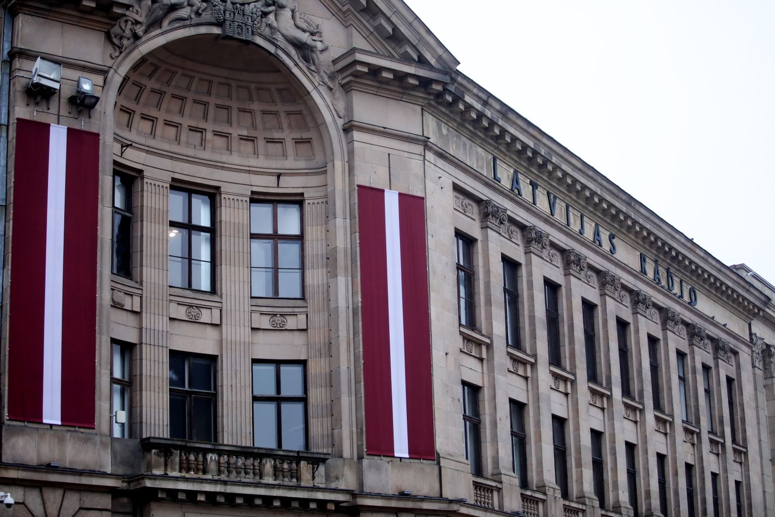 Latvijas Radio māja svētku rotā.