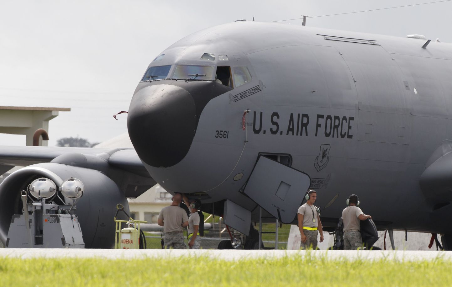Самолет KC-135 Stratotanker ВВС США. Иллюстративное фото.