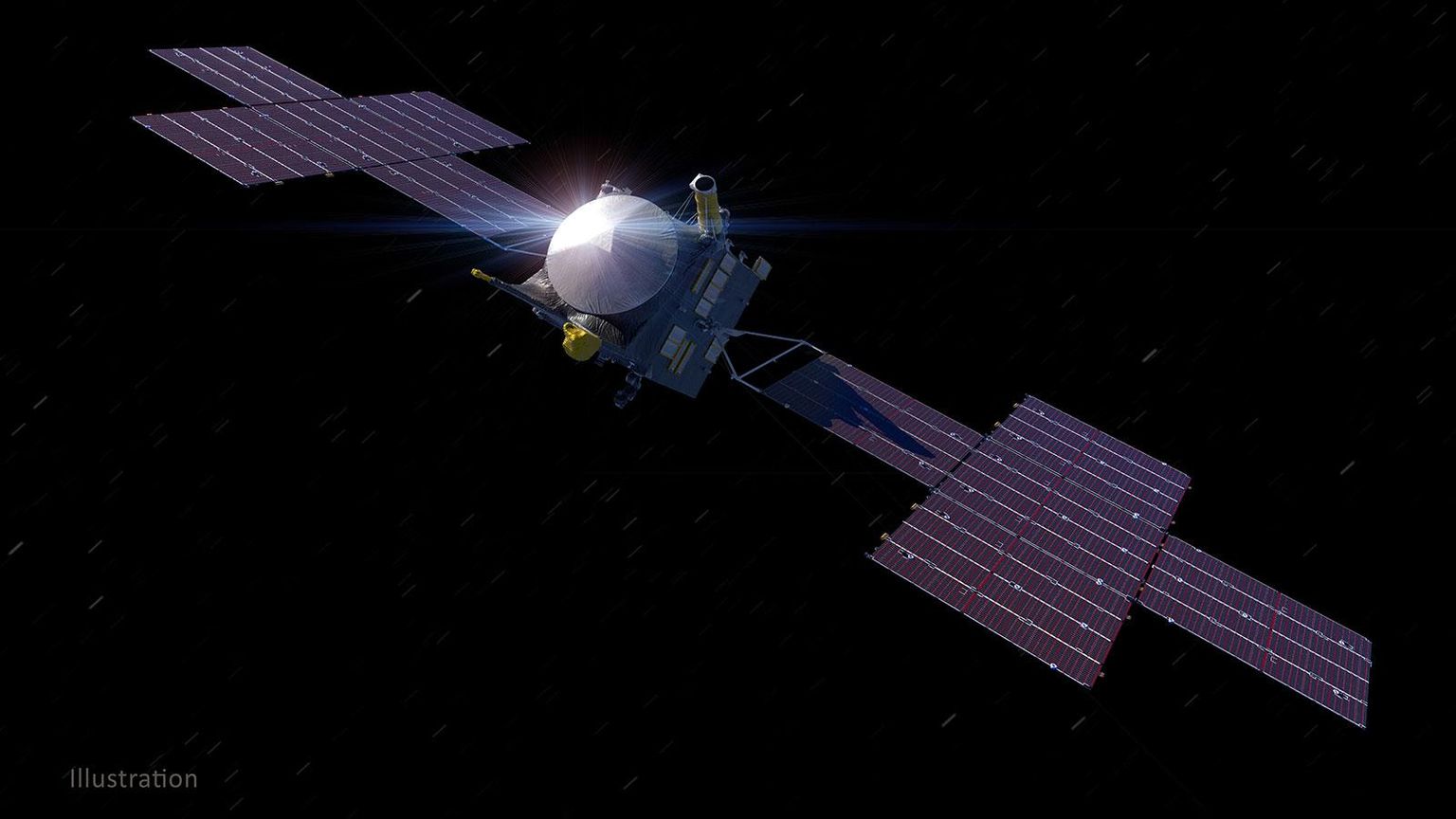 Kosmosesõiduk nimega Psyche, millega minnakse uurima Psyche-nimelist asteroidi.