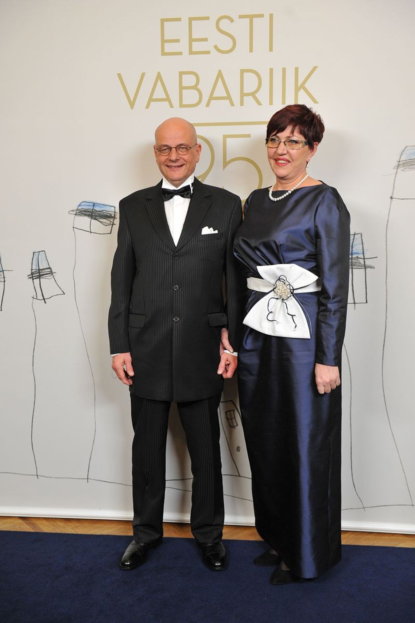 AS Svarmil juht Svetlana Heino koos abikaasaga presidendi poolt 2013. aastal korraldatud Eesti Vabariigi aastapäeva vastuvõtul.