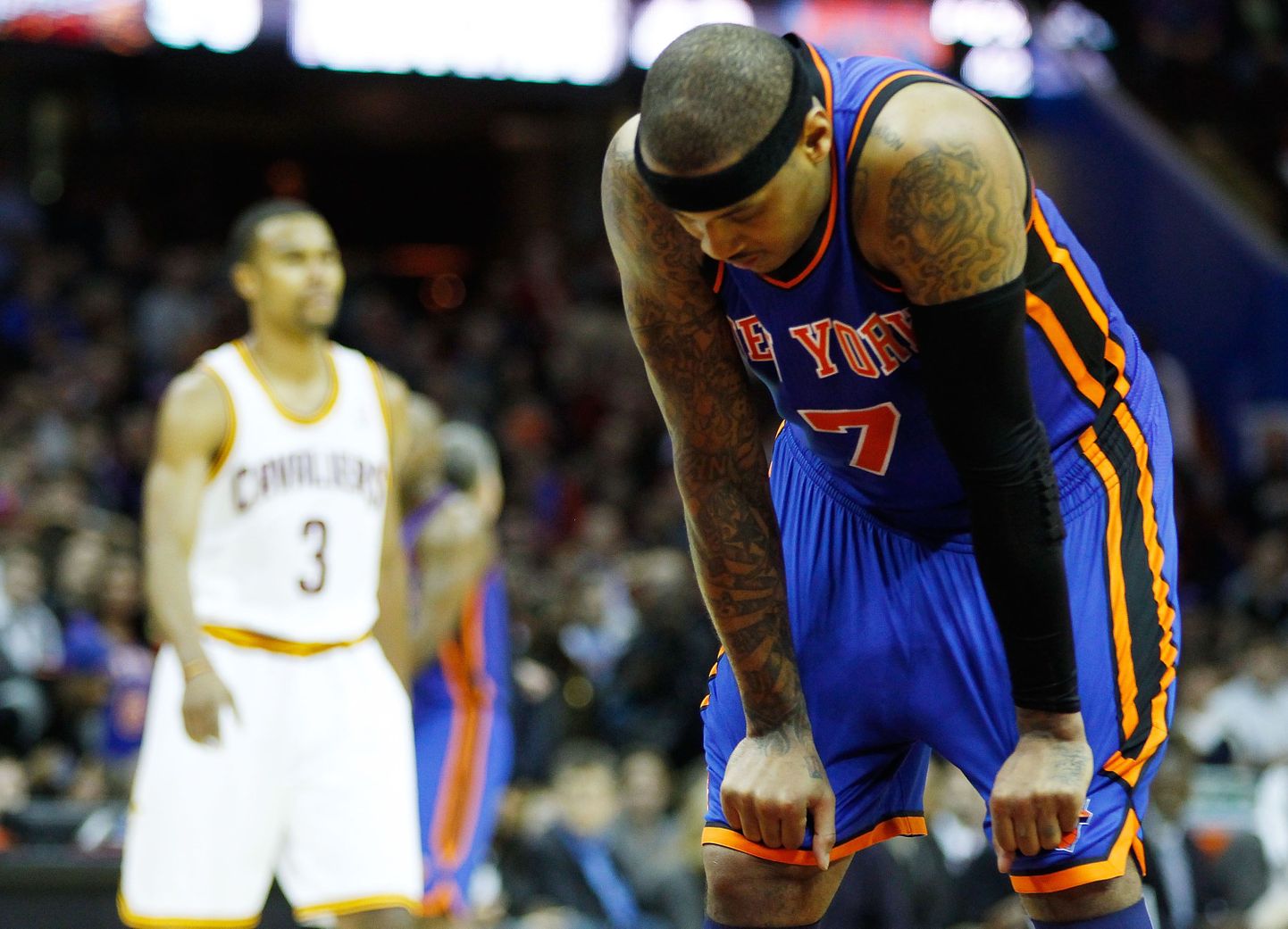 Petteunud Carmelo Anthony pidi New York Knicksi ridades vastu võtma oma esimese kaotuse.