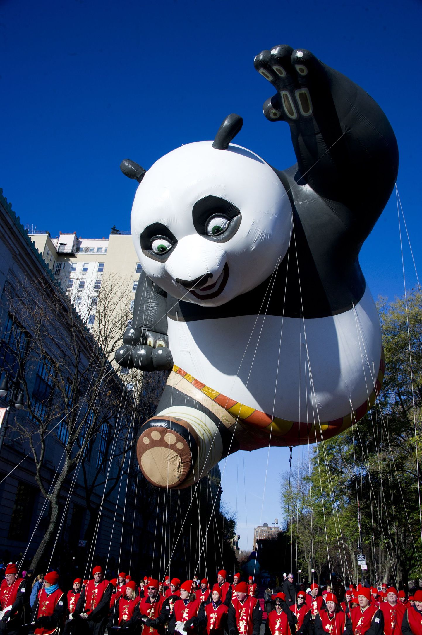 Kung Fu Panda õhupall tänupühaparaadil