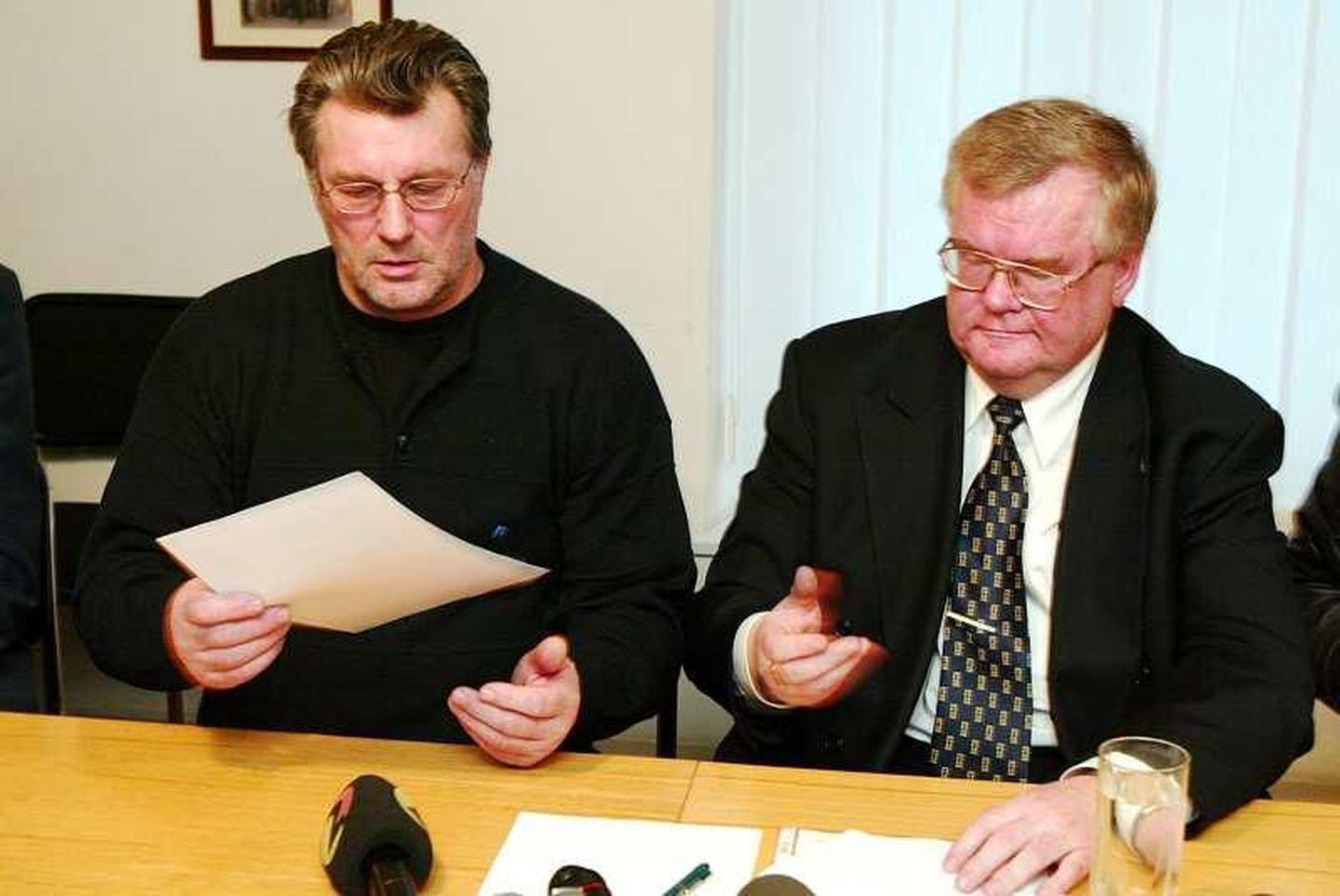 Vladimir Panov koos linnapea Edgar Savisaarega..