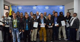 Colombias panid relvad maha esimesed FARC-i mässulised